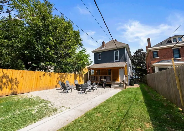 Modern 4br - Firepit & Grill - Sleeps 10 * Columbus